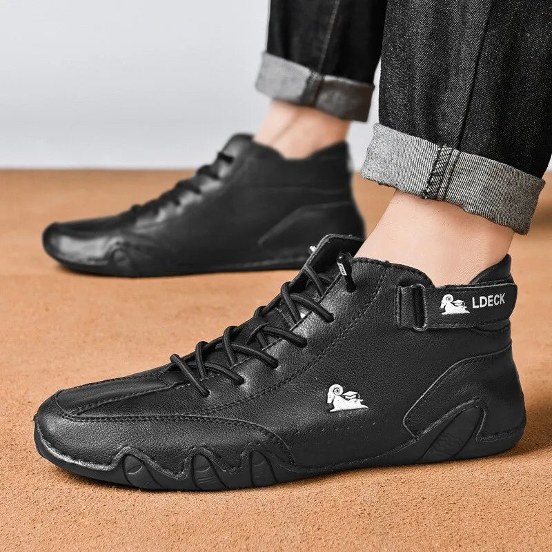 Wilderer Trail® orthopädische Echtleder Premium Barfußschuhe