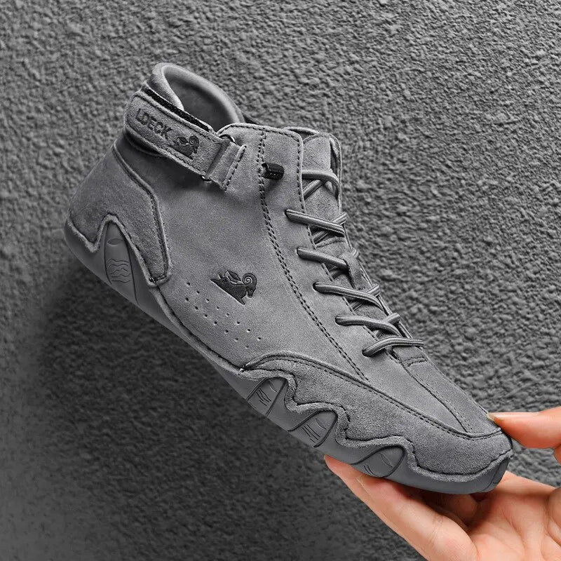 Wilderer Trail® orthopädische Echtleder Premium Barfußschuhe