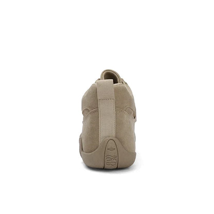Wasserdichte Sneakers zum Schnüren, lässige Sneakers aus Leder für Herren, lässige Motorradschuhe, wasserdichte Leder-Stiefeletten für Herren