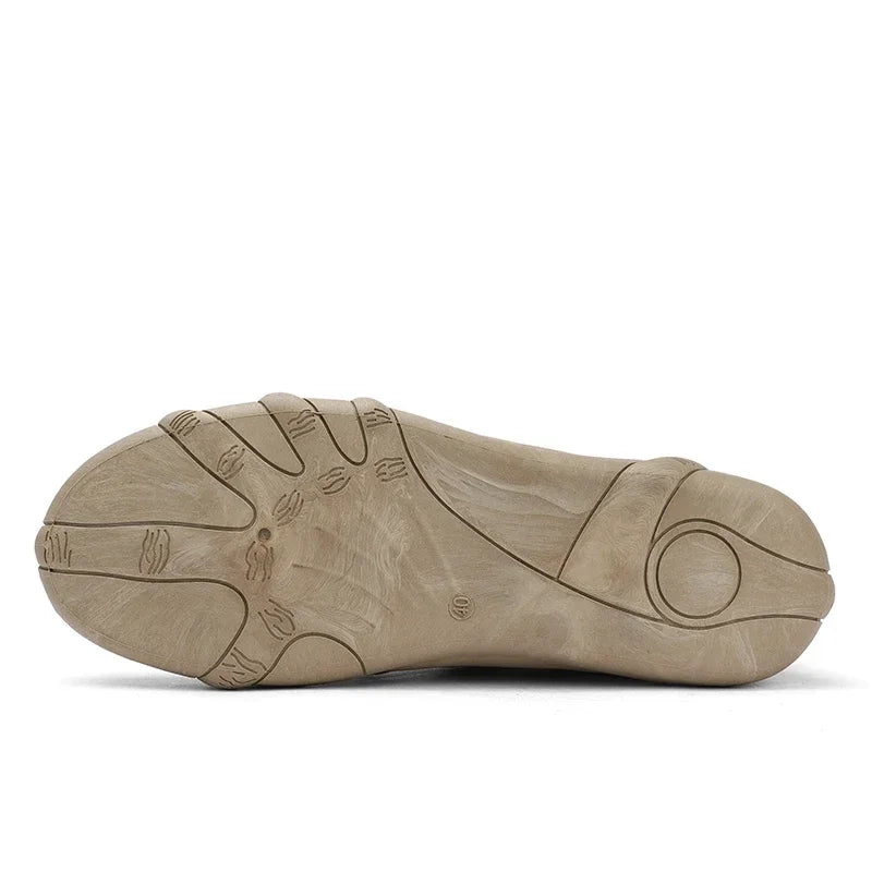Wasserdichte Sneakers zum Schnüren, lässige Sneakers aus Leder für Herren, lässige Motorradschuhe, wasserdichte Leder-Stiefeletten für Herren